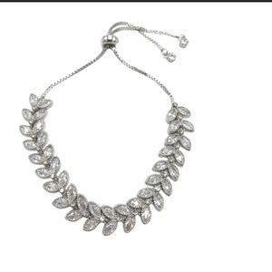 COPY - Swarovski Element bracelet slider sterling…